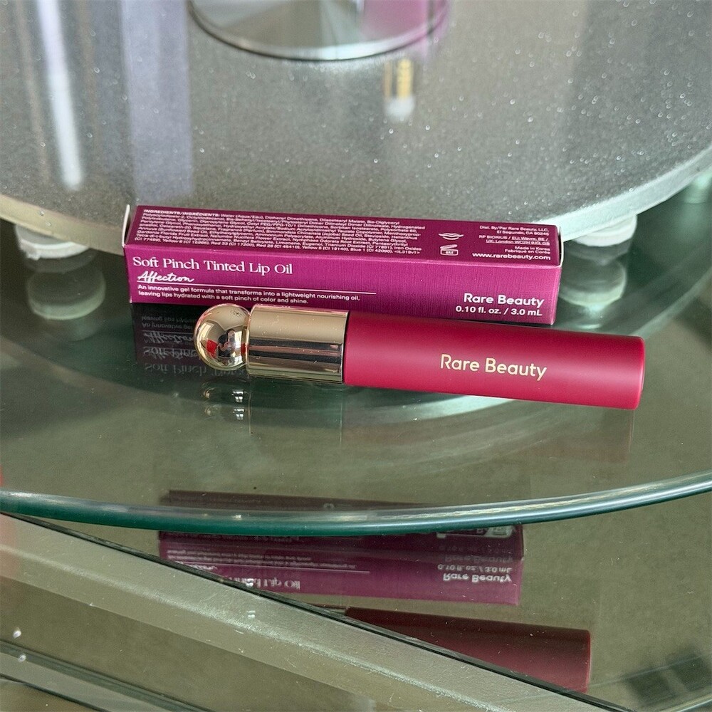 Rare Beauty Soft Pinch Tinted Lip Oil Stain Affection 0.10 fl oz w/ Box